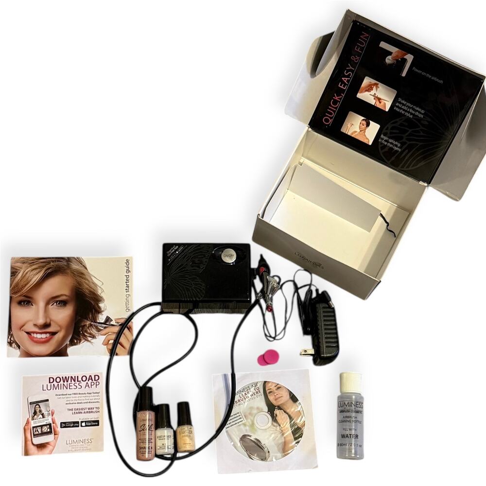 Luminess Legend Airbrush Makeup System Starter Kit MUA Primer Eraser Foundation
